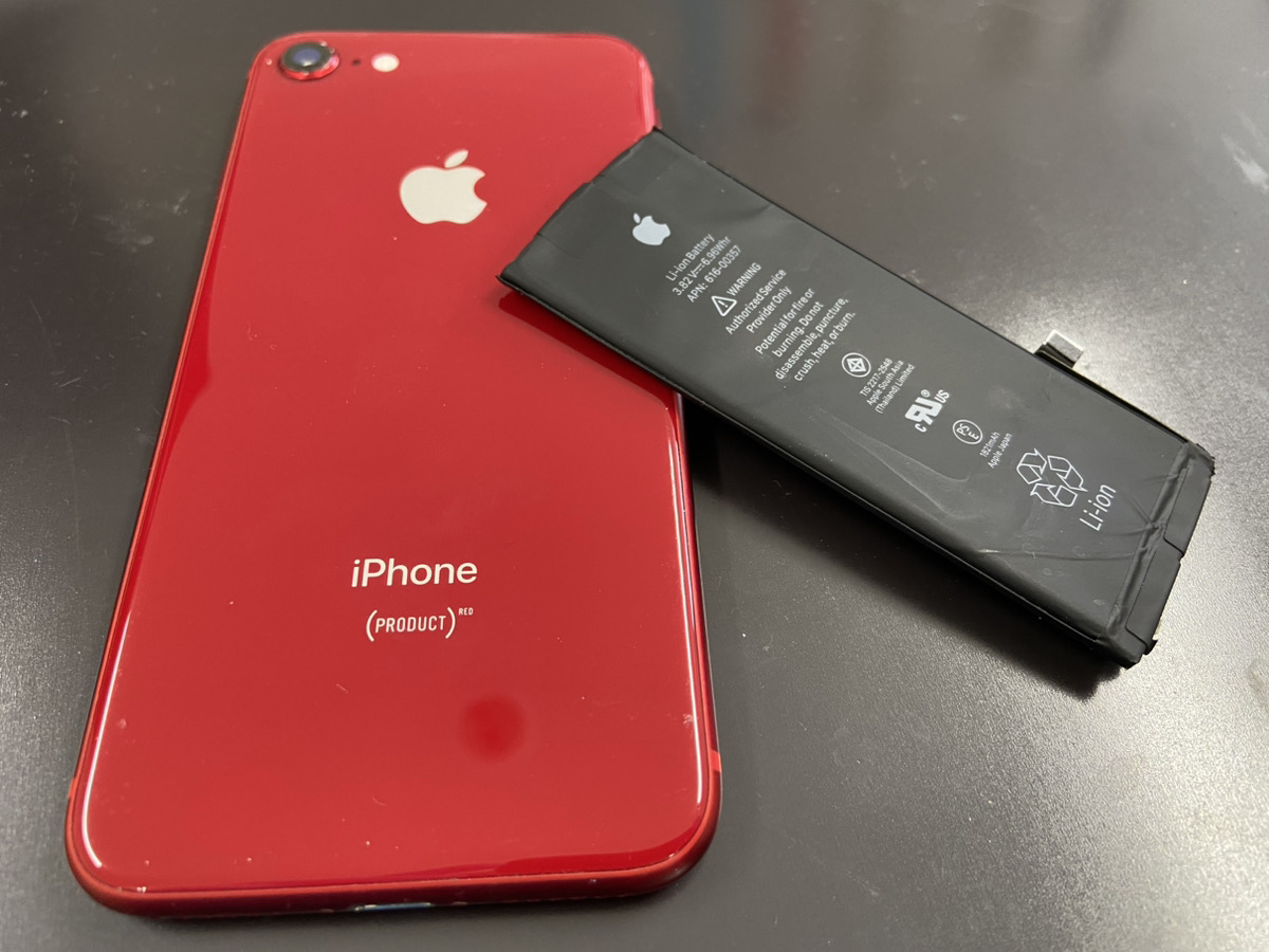 iPhoneバッテリー交換