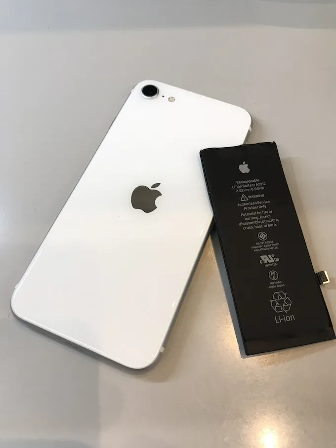 iPhoneバッテリー交換