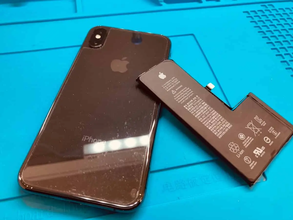 iPhoneバッテリー交換