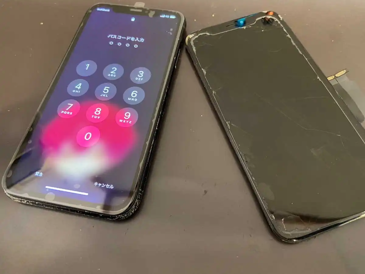 iPhoneXR画面交換後