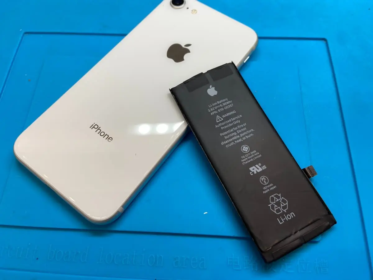 iPhone8バッテリー交換